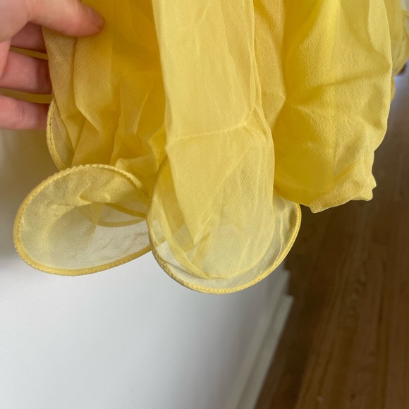 Yellow Jovani Chiffon Evening Gown - Picture 9 of 12